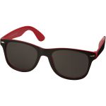 Sun Ray sunglasses with two coloured tones, Red, solid black (10050002)