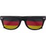 Plexiglass sunglasses with country flag Lexi, black/red