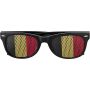 Plexiglass sunglasses with country flag Lexi, black/yellow/r