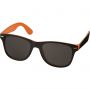 Sun Ray sunglasses with two coloured tones, Orange, solid black