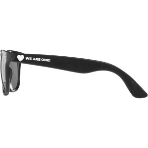 Sunray retro-looking sunglasses, solid black (Sunglasses)