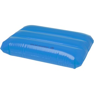 Sunny inflatable beach pillow, Blue (Strandartikel)