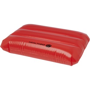 Sunny inflatable beach pillow, Red (Strandartikel)