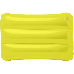 Sunny inflatable beach pillow, Yellow (Strandartikel)