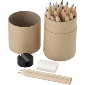 26 teiliges Buntstifteset, natur