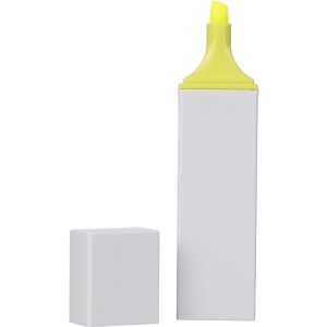 Recycled ABS text marker Kavi, yellow <font size=1>[ENG]</font>