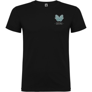 Beagle short sleeve men's t-shirt, Solid black (T-shirt, 90-100% cotton)