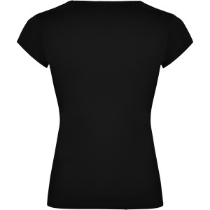 Belice short sleeve women's t-shirt, Solid black (T-shirt, 90-100% cotton)