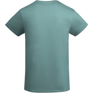 Breda short sleeve men's t-shirt, Dusty Blue (T-shirt, 90-100% cotton)