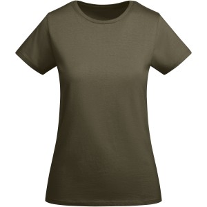 Breda short sleeve women's t-shirt, Militar Green (T-shirt, 90-100% cotton)