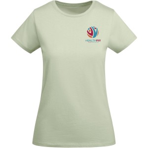 Breda short sleeve women's t-shirt, Mist Green (T-shirt, 90-100% cotton)