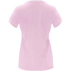 Capri short sleeve women's t-shirt, Light pink (T-shirt, 90-100% cotton)