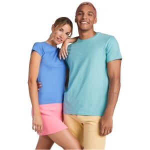 Capri short sleeve women's t-shirt, Light pink (T-shirt, 90-100% cotton)