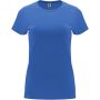 Capri short sleeve women's t-shirt, Riviera Blue