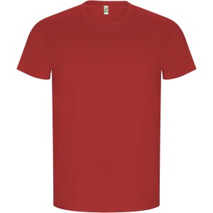 Golden short sleeve men's t-shirt, Red (T-shirt, 90-100% cotton)
