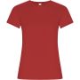 Golden short sleeve women's t-shirt, Red