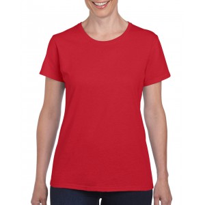 HEAVY COTTON(tm)  LADIES' T-SHIRT, Red (T-shirt, 90-100% cotton)