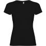 Jamaica short sleeve women's t-shirt, Solid black