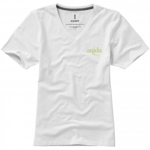 Kawartha short sleeve women's organic t-shirt, White (T-shirt, 90-100% cotton)