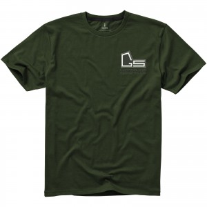 Nanaimo short sleeve men's t-shirt, Army Green (T-shirt, 90-100% cotton)