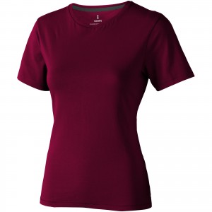 Nanaimo short sleeve women's T-shirt, Burgundy (T-shirt, 90-100% cotton)