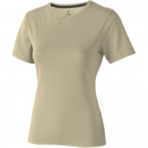 Nanaimo short sleeve women's T-shirt, Khaki (T-shirt, 90-100% cotton)