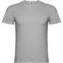 Samoyedo short sleeve men's v-neck t-shirt, Marl Grey
