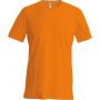 SHORT-SLEEVED CREW NECK T-SHIRT, Orange