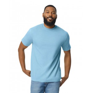 SOFTSTYLE MIDWEIGHT ADULT T-SHIRT, Light Blue (T-shirt, 90-100% cotton)