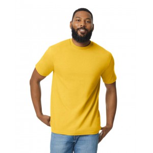 SOFTSTYLE MIDWEIGHT ADULT T-SHIRT, Mustard (T-shirt, 90-100% cotton)