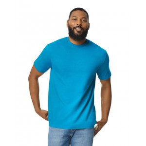 SOFTSTYLE MIDWEIGHT ADULT T-SHIRT, Sapphire (T-shirt, 90-100% cotton)