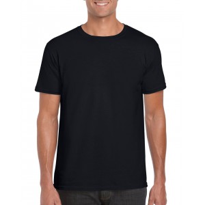 SOFTSTYLE(r) ADULT T-SHIRT, Black (T-shirt, 90-100% cotton)