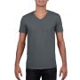 SOFTSTYLE(r) ADULT V-NECK T-SHIRT, Charcoal