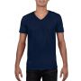 SOFTSTYLE(r) ADULT V-NECK T-SHIRT, Navy