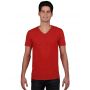 SOFTSTYLE(r) ADULT V-NECK T-SHIRT, Red
