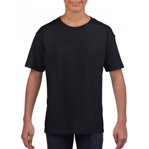 SOFTSTYLE(r) YOUTH T-SHIRT, Black (T-shirt, 90-100% cotton)