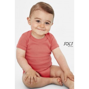 SOL'S BAMBINO - BABY BODYSUIT, Grey Melange (T-shirt, 90-100% cotton)