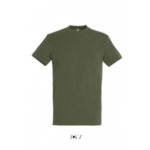 SOL'S IMPERIAL MEN'S ROUND COLLAR T-SHIRT, Army (T-shirt, 90-100% cotton)