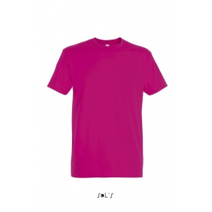 SOL'S IMPERIAL MEN'S ROUND COLLAR T-SHIRT, Fuchsia (T-shirt, 90-100% cotton)