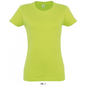SOL'S IMPERIAL WOMEN - ROUND COLLAR T-SHIRT, Apple Green (T-shirt, 90-100% cotton)