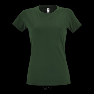 SOL'S IMPERIAL WOMEN - ROUND COLLAR T-SHIRT, Bottle Green (T-shirt, 90-100% cotton)