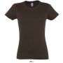 SOL'S IMPERIAL WOMEN - ROUND COLLAR T-SHIRT, Chocolate