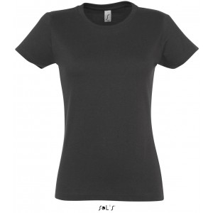 SOL'S IMPERIAL WOMEN - ROUND COLLAR T-SHIRT, Dark Grey (T-shirt, 90-100% cotton)