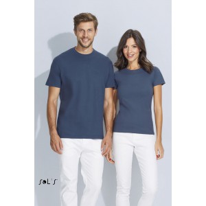 SOL'S IMPERIAL WOMEN - ROUND COLLAR T-SHIRT, Denim (T-shirt, 90-100% cotton)