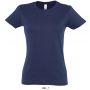 SOL'S IMPERIAL WOMEN - ROUND COLLAR T-SHIRT, French Navy
