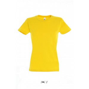 SOL'S IMPERIAL WOMEN - ROUND COLLAR T-SHIRT, Gold (T-shirt, 90-100% cotton)