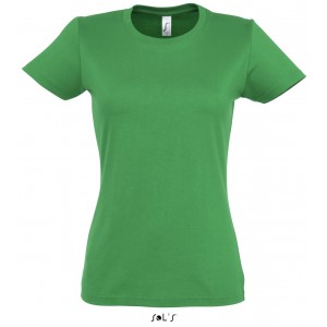 SOL'S IMPERIAL WOMEN - ROUND COLLAR T-SHIRT, Kelly Green (T-shirt, 90-100% cotton)