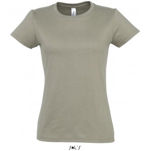 SOL'S IMPERIAL WOMEN - ROUND COLLAR T-SHIRT, Khaki (T-shirt, 90-100% cotton)