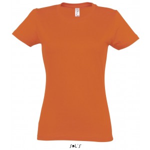 SOL'S IMPERIAL WOMEN - ROUND COLLAR T-SHIRT, Orange (T-shirt, 90-100% cotton)