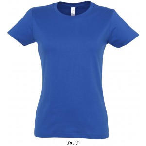 SOL'S IMPERIAL WOMEN - ROUND COLLAR T-SHIRT, Royal Blue (T-shirt, 90-100% cotton)